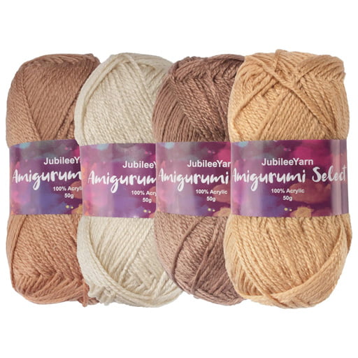 jubileeyarn amigurumi select yarn shades of brown