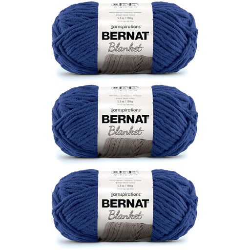 Bernat Blanket Navy Yarn